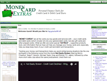Tablet Screenshot of moneycardextras.com